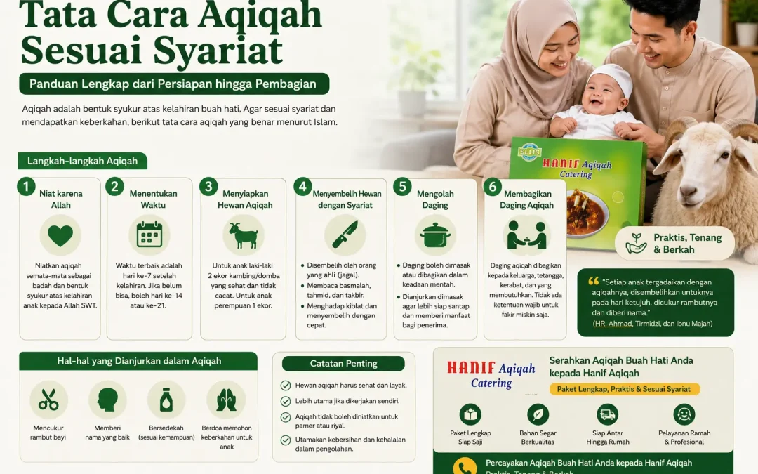 Tata Cara Aqiqah Sesuai Syariat Panduan Lengkap dari Persiapan hingga Pembagian