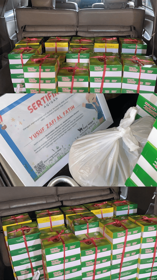 Proses Pengiriman Hanif Aqiqah Proses Pengiriman Hanif Aqiqah